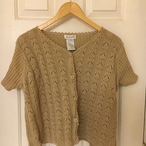 Vintage Pierre Cardin Knit Cropped Sweater